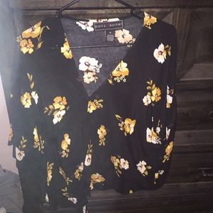 Floral tied top